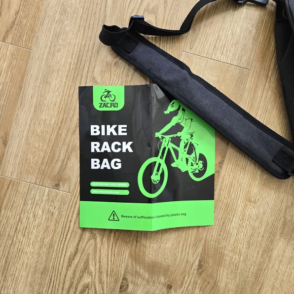 NEW 🆕️ Bike Rack Bag. Waterproof/Convertible Cycling Rear Rack Pack ZACRO - Picture 7 of 9